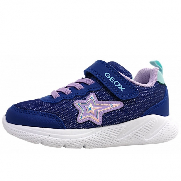 Geox Sprintye Girl Klettschuh in blue/lilac
