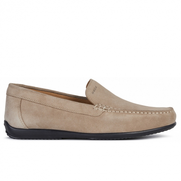 Geox U ASCANIO A - SUEDE Slipper in SAND