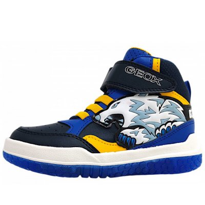 Geox Buzzerlight Klettschuh in navy/yellow C4054