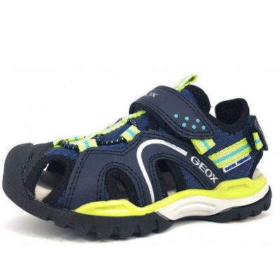 Geox Borealis Sandale in C4052 Dark Blue/Lime