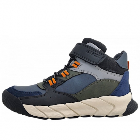Geox Flexyper Pro Schnürstiefel in black/military/navy C0033