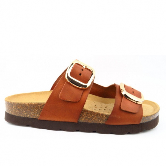 Geox D BRIONIA HIGH brown Pantolette in BROWN Geox D BRIONIA HIGH brown Pantolette in BROWN