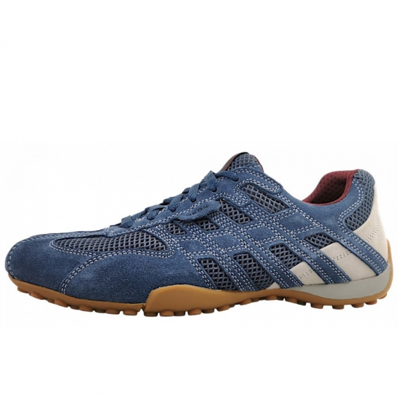 Geox Snake Original sportlicher Schnürer in lt avio C4348