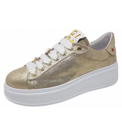 Gio+ Sneaker in laminato platino Gio+ Sneaker in laminato platino