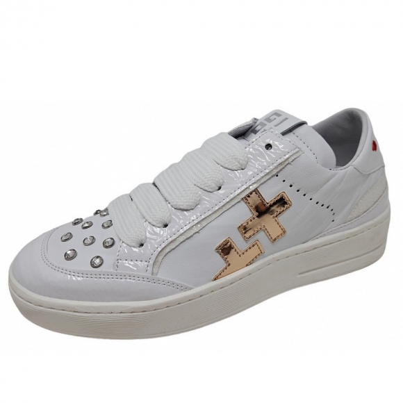 Gio+ Sneaker in white rose