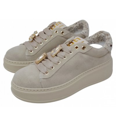 Gio+ Sneaker in combi crema
