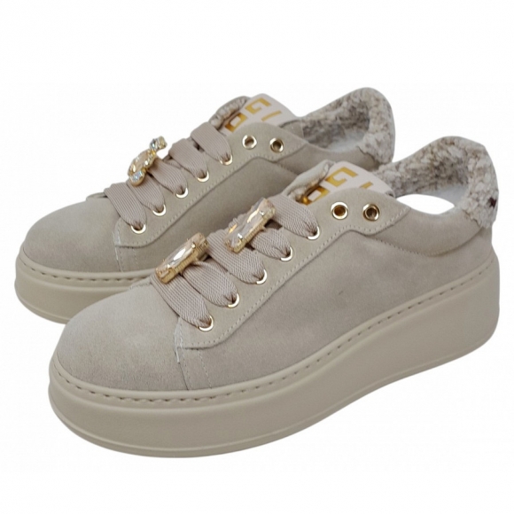Gio+ Sneaker in combi crema