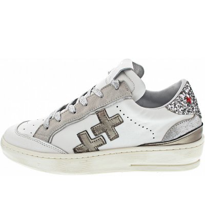 Gio+ Sneaker in white-silver Gio+ Sneaker in white-silver