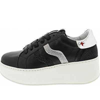 Gio+ Sneaker in combi black-silver