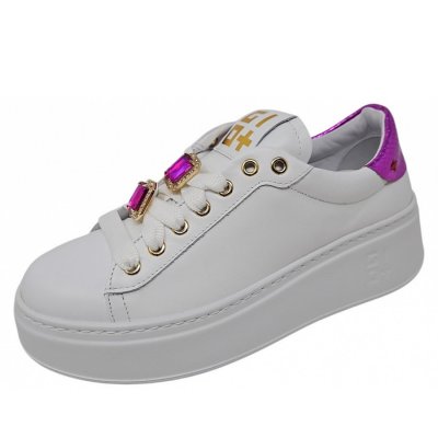 Gio+ Sneaker in combi white