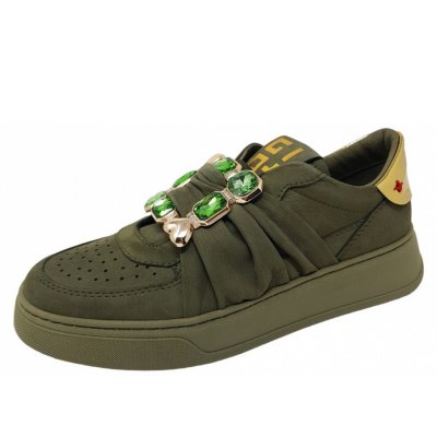 Gio+ Sneaker in green combi