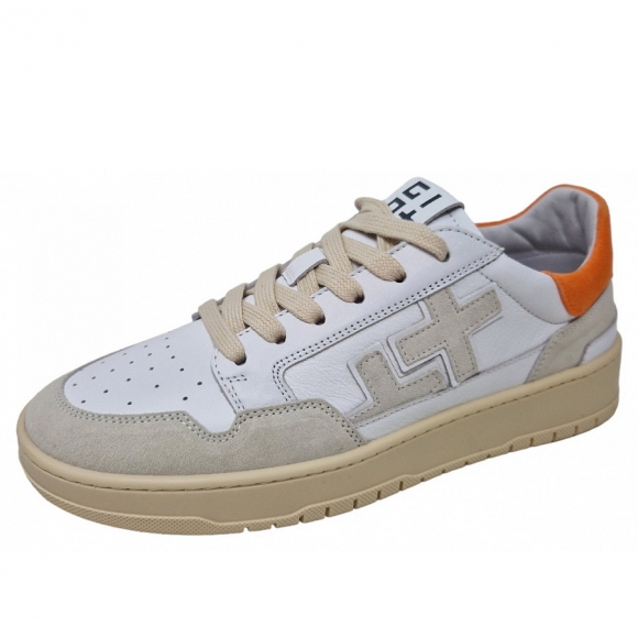 Gio+ Sneaker in white orange