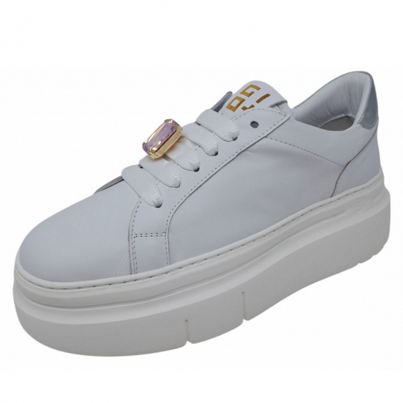 Gio+ Sneaker in combi white