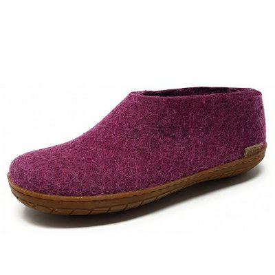 Glerups Hallenschuh in cranberry beere