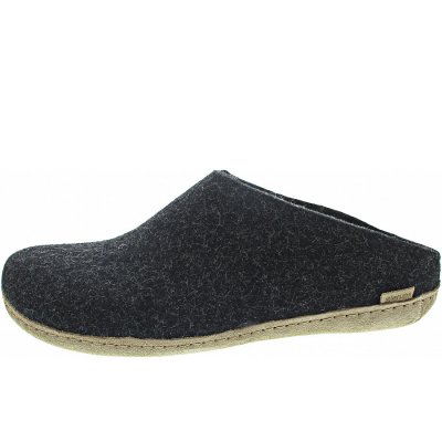 Glerups Open Heel Hausschuh in charcoal Glerups Open Heel Hausschuh in charcoal