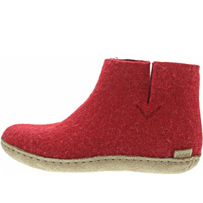 Glerups Low Boot Hausschuh in red