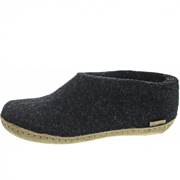 Glerups Shoe Hausschuh in charcoal