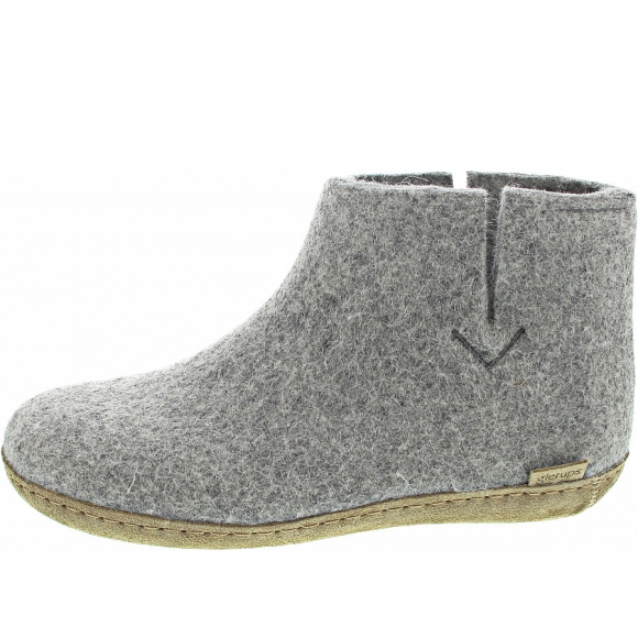 Glerups Boot Hausschuh in grey