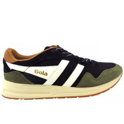 Gola Delta Schnürer in Black/Khaki/Off White