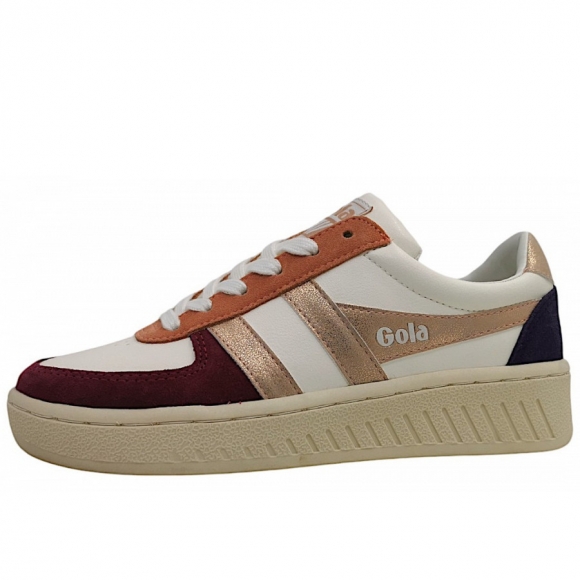 Gola Grandslam Quadrant Schnürer in Off White/Rose Gold