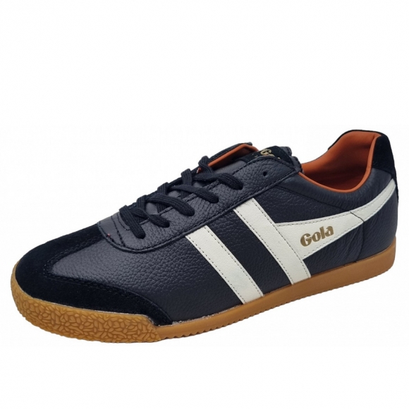 Gola Harrier Sneaker in XB black white orange
