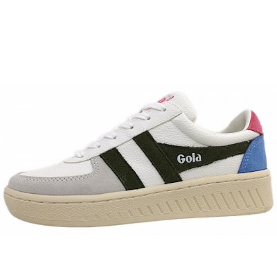 Gola Grandslam Trident Sneaker low in White/Khaki/Pink