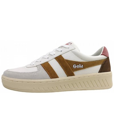 Gola Grandslam Schnürer in WT203 white/suger brown