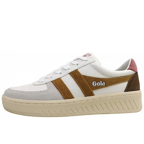 Gola Grandslam Schnürer in WT203 white/suger brown