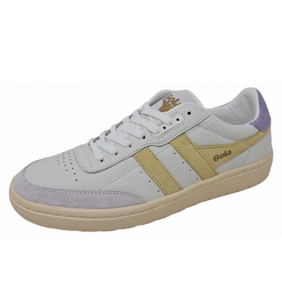 Gola Falcon Sneaker low in white lemon cavender