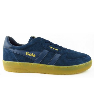 Gola Hawk Suede 86 sportlicher Schnürer in navy gum Gola Hawk Suede 86 sportlicher Schnürer in navy gum