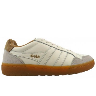 Gola Eagle 86 white caramel gum sportlicher Schnürer in white caramel gum