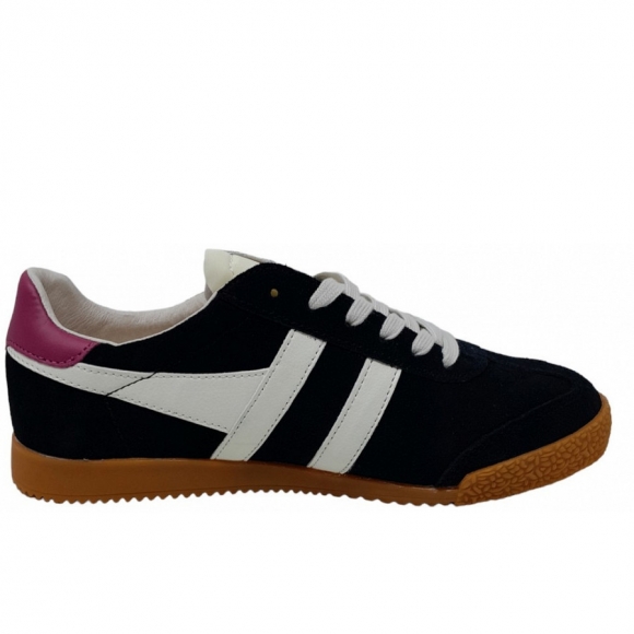 Gola Elan Sneaker in black offwhite fuxia