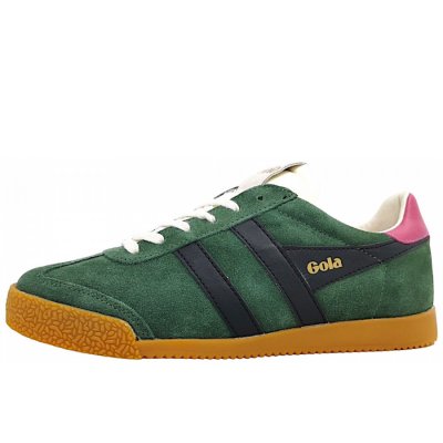 Gola Elan sportlicher Schnürer in Evergreen/ Black/ Fuchsia