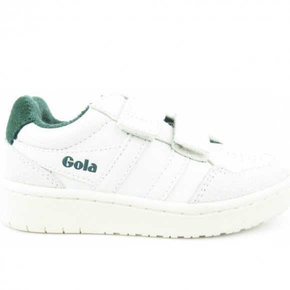 Gola Eagle Strap Klettschuh in off white green Gola Eagle Strap Klettschuh in off white green