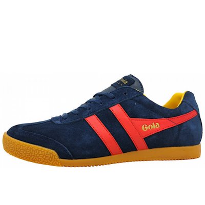 Gola Harrier sportlicher Schnürer in Navy/ Red/ Sun Gola Harrier sportlicher Schnürer in Navy/ Red/ Sun