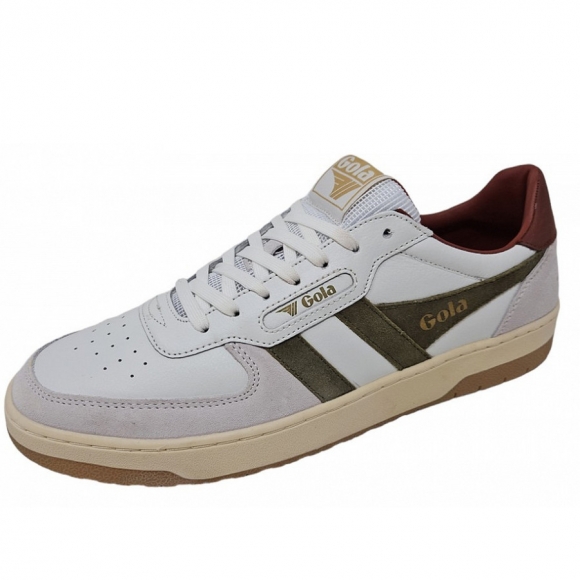 Gola Hawk Sportschuh in white khaki rust