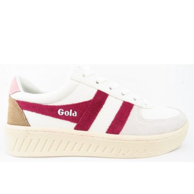 Gola Grandslam Trident sportlicher Schnürer in weiss grau pink