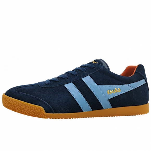 Gola Harrier sportlicher Schnürer in navy/iceburg/mood orange
