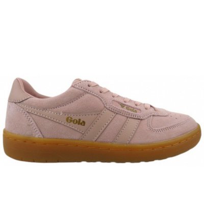 Gola Hawk Suede 86 rose gum sportlicher Schnürer in rose gum Gola Hawk Suede 86 rose gum sportlicher Schnürer in rose gum