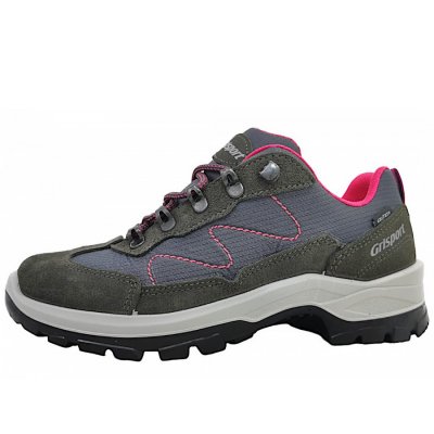 grisport Laces Low Hiker Wanderschuh in grey/pink grisport Laces Low Hiker Wanderschuh in grey/pink