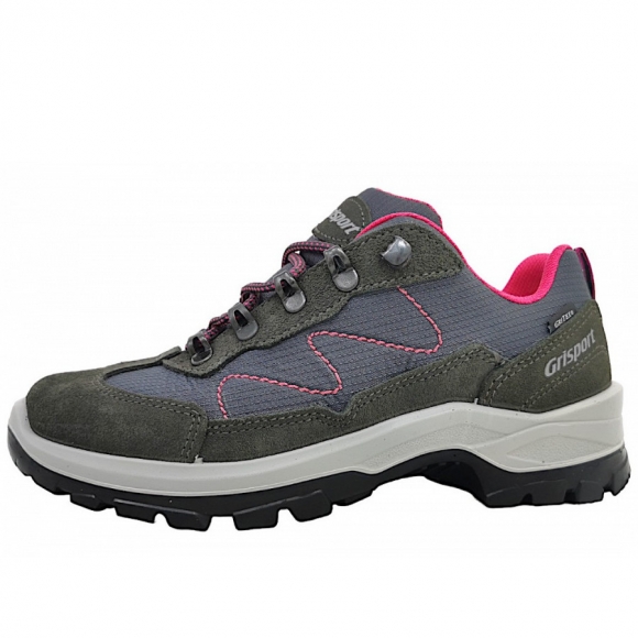 grisport Laces Low Hiker Wanderschuh in grey/pink