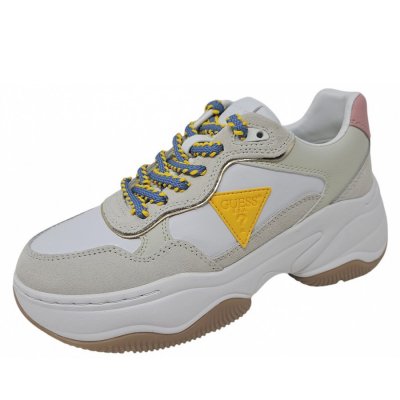 Guess HAPYY Sneaker in bone yellow Guess HAPYY Sneaker in bone yellow