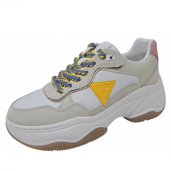 Guess HAPYY Sneaker in bone yellow
