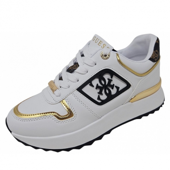 Guess Kojaa Sneaker in weiss braun