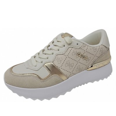 Guess Vinsa 5 Sneaker in beige brown Guess Vinsa 5 Sneaker in beige brown