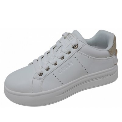 Guess Wesli Sneaker in white gold