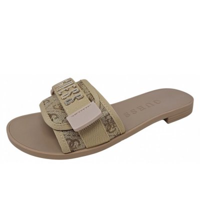 Guess Elyze Pantolette in gold logo Guess Elyze Pantolette in gold logo