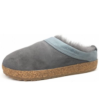 Haflinger Snowbird Pantolette in 4 anthrazite