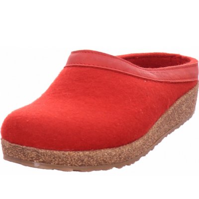 Haflinger Hausschuh in rot