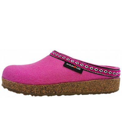 Haflinger Grizzly Franzl Hausschuh in Rosa 107 Haflinger Grizzly Franzl Hausschuh in Rosa 107